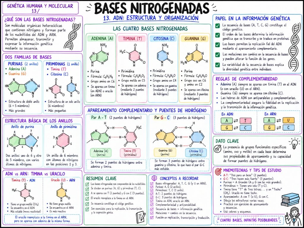 Genética 14/80: Doble Hélice del ADN